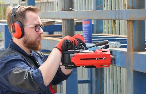 Battery Powered Magnetic Drill