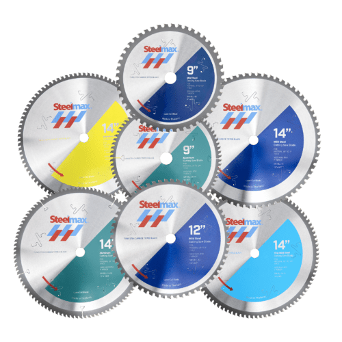 tct metal cutting saw blades cut mild, stainless and thin steel and aluminum fast & clean