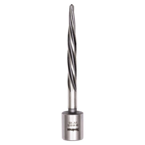 spiral cutting tool with metal shank